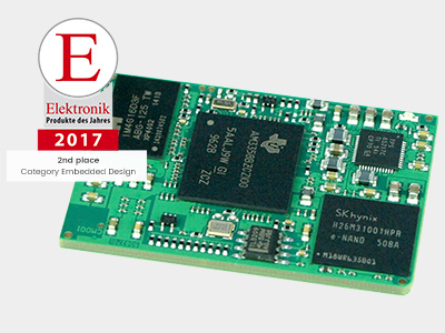 Product of the Year 2017 - 2nd place in Embedded Design