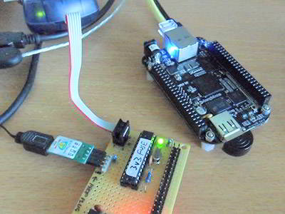 BeagleBone with workarounds to get the right things connected
